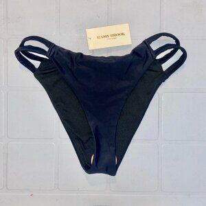 Ramy Brook Blk High bikini bottom NWT